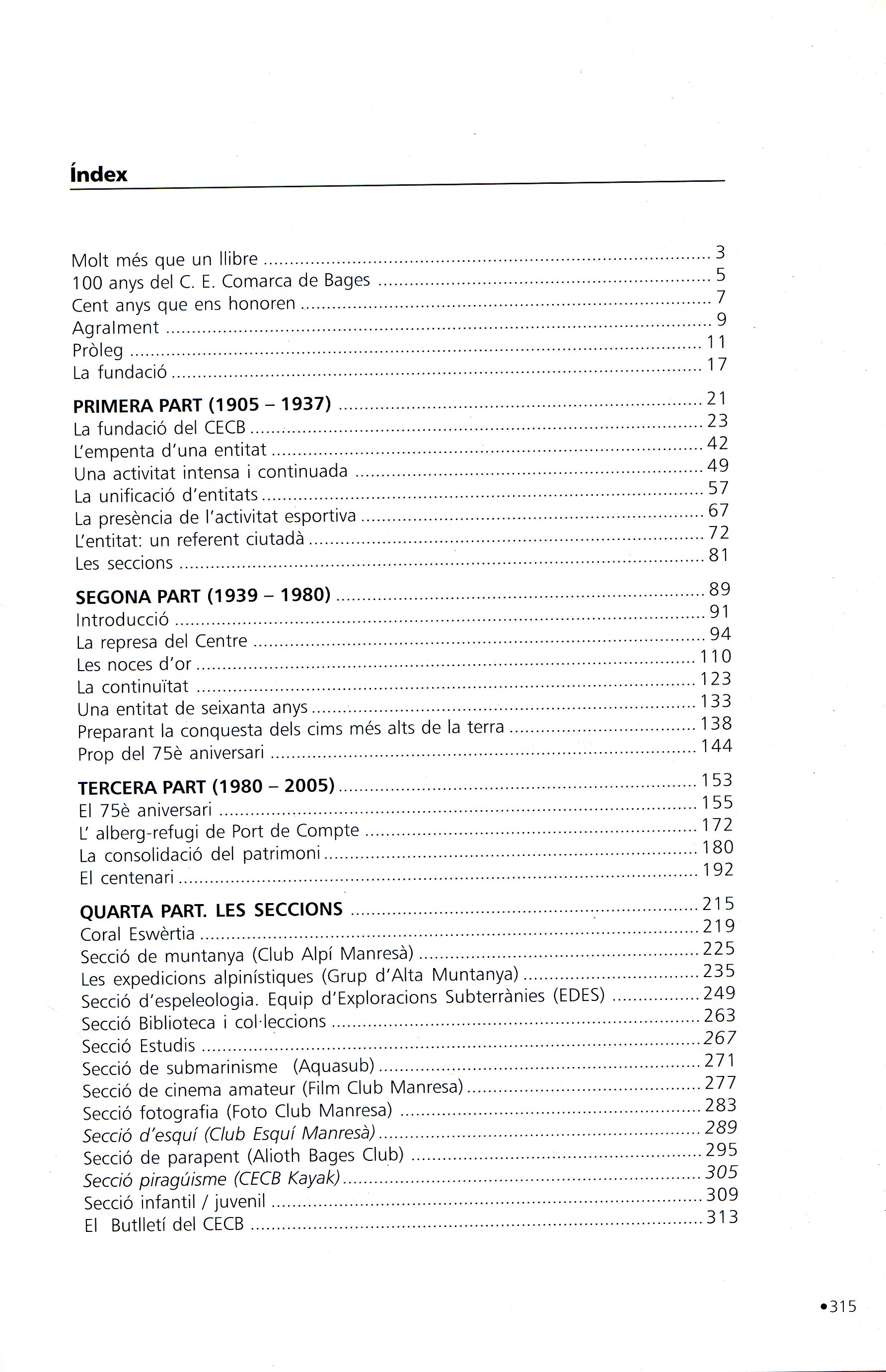 Cent anys de cultura i esports : Centre Excursionista de la comarca de Bages - Miniatura 2